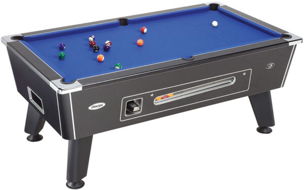 size of standard pub pool table
